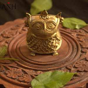 Handcrafted Dhokra Metal Owl