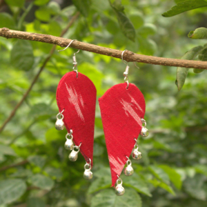 Ikat Heart Muse Earrings